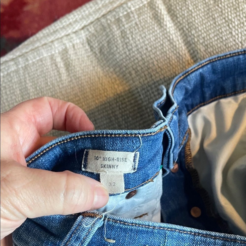 Madewell High Rise Button-Fly Blue Jeans - Picture 7 of 7